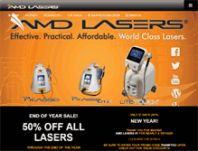 Tablet Screenshot of amdlasers.com